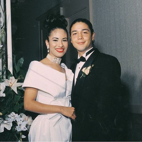 Mira una de las fotos inéditas de la boda de Selena Quintanilla y Chris