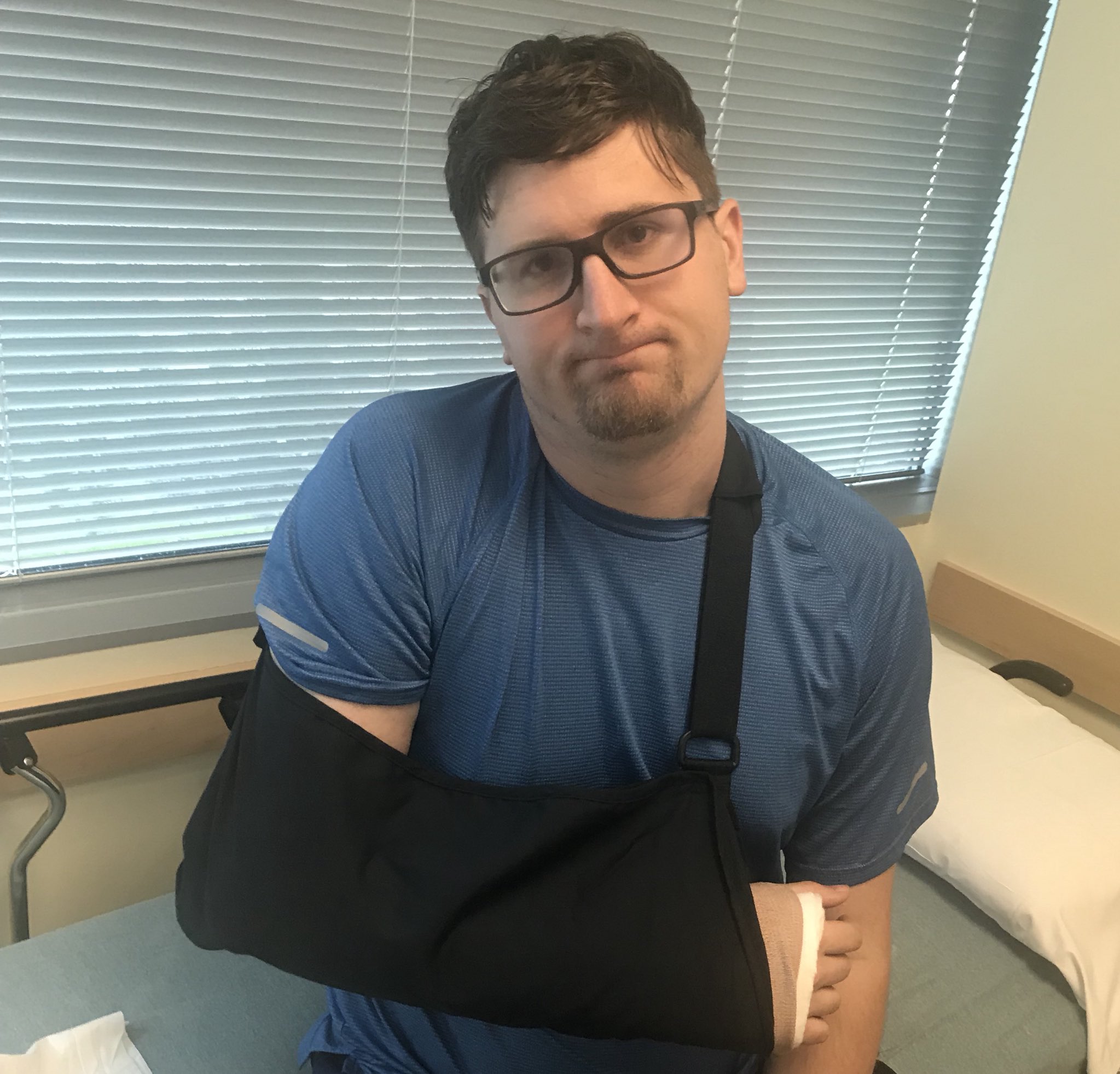 Joshua Wittenkeller on Twitter "Destroyed my elbow in a Basketball