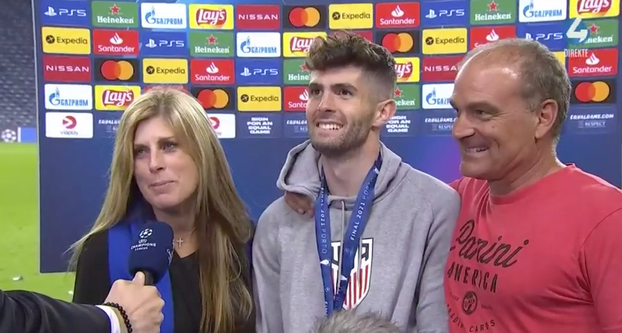 USMNT Only on Twitter "Christian Pulisic's parents crashing his