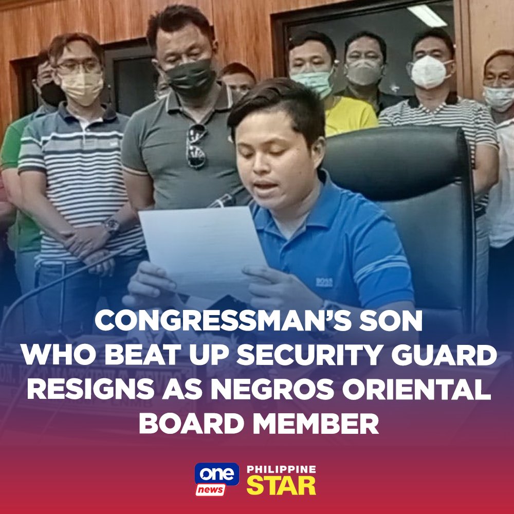 The Philippine Star on Twitter "Negros Oriental Board Member Kurt