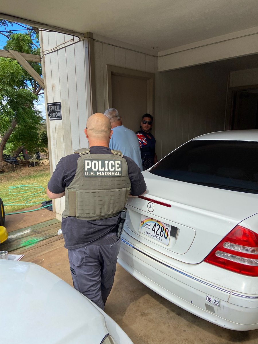U.S. Marshals on Twitter "In conjunction with the Maui Police