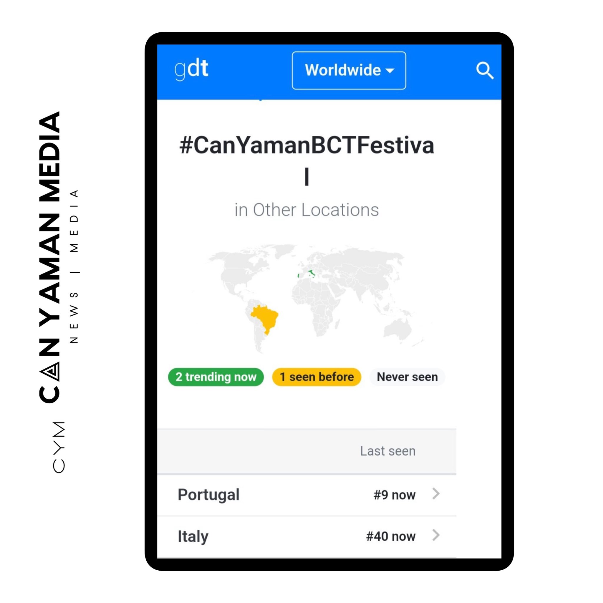 Can Yaman España Fans 🇪🇸 on Twitter "RT CanYamanMedia 📌CanYamanBCTFestival trends in Italy