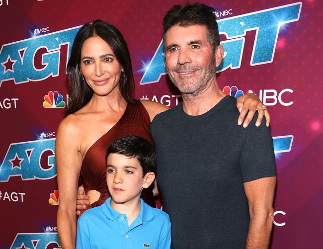 Simon Cowell and Son Eric at 'America's Got Talent' Finale Photo