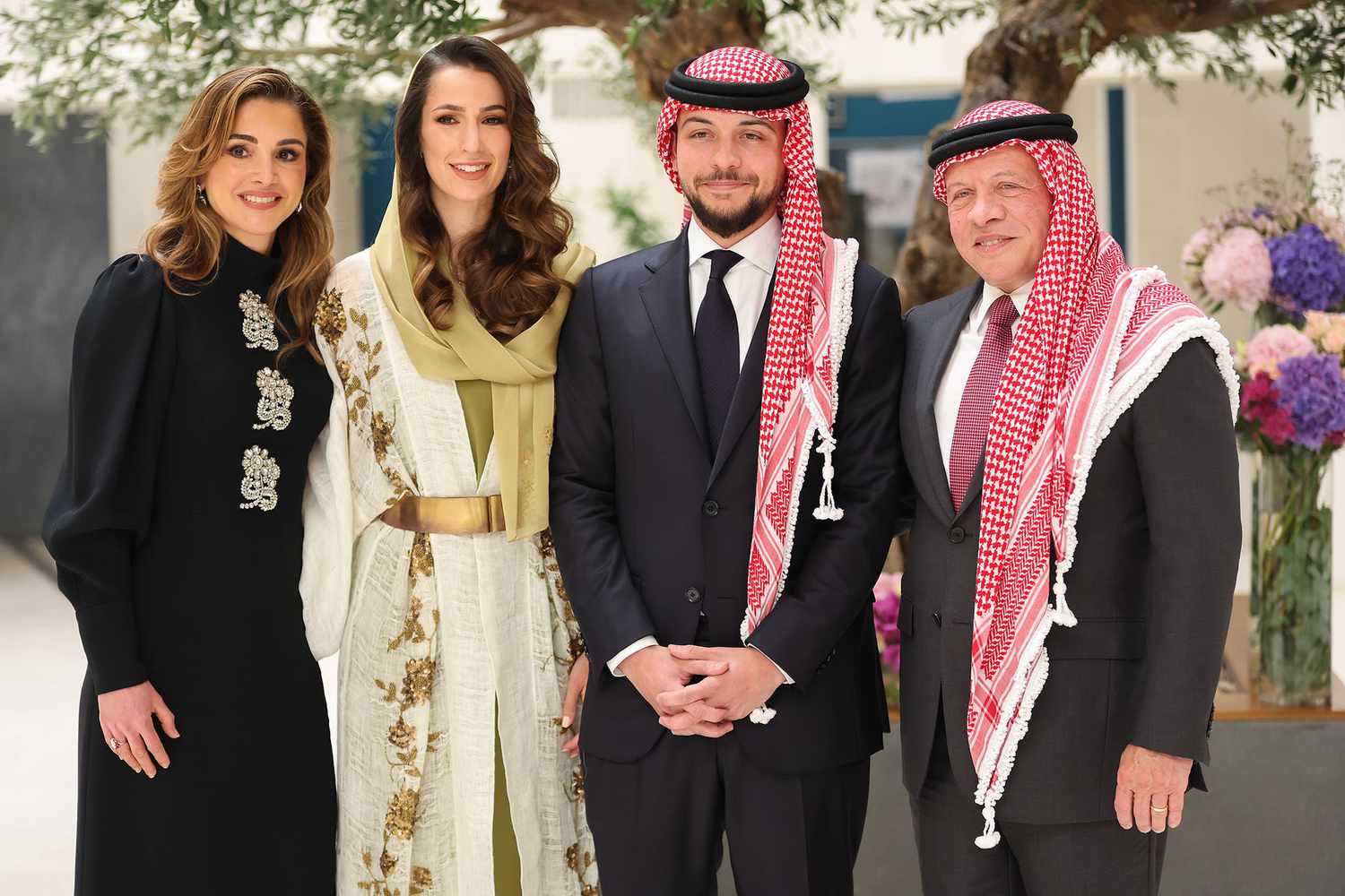 Prince Hussein of Jordan's Fiancée Wears Necklace Linking Their Initials