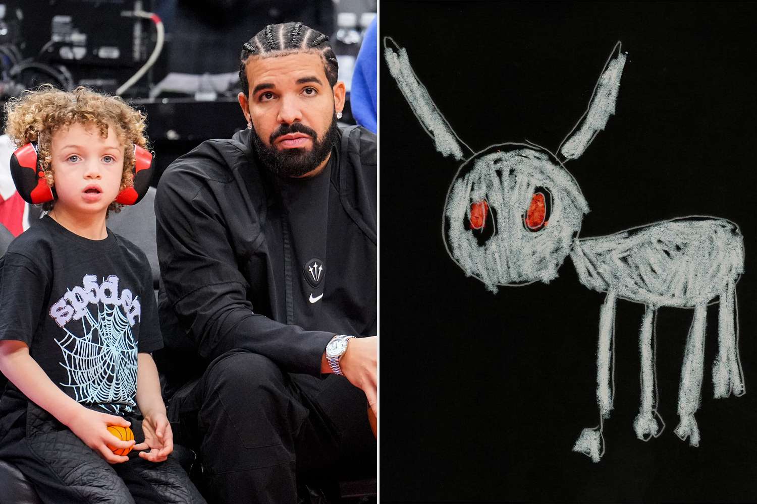 Drake's Son Adonis, 5, Designed the Cover for His Album