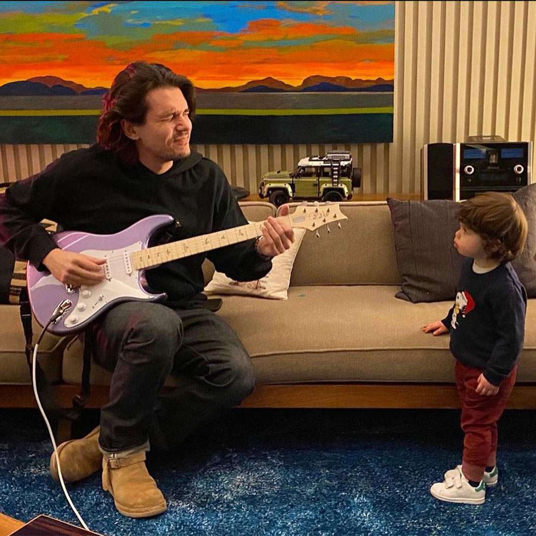 John Mayer Plays Guitar for Andy Cohen's Son Benjamin