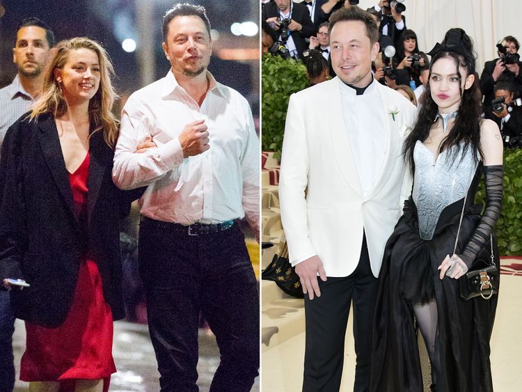 Elon Musk's Dating History From Amber Heard to Grimes