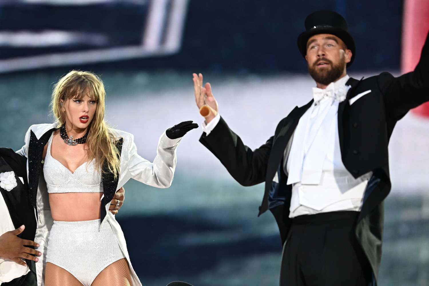 Travis Kelce Tried to Give Taylor Swift His Number at Eras Tour 1 Year