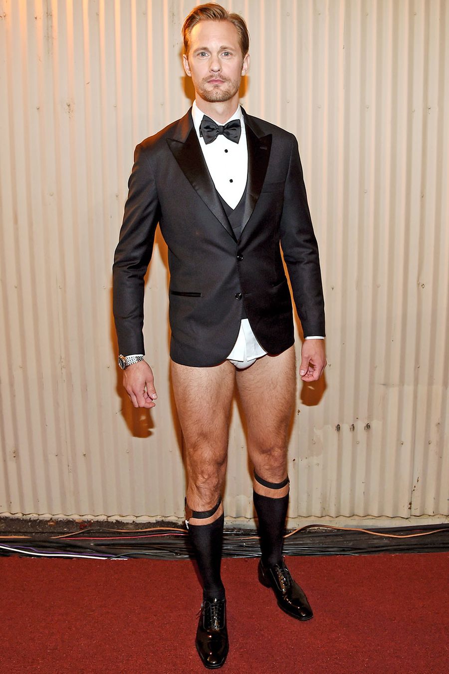 Alexander Skarsgård Reveals Story Behind His Pantsless IMDb Photo