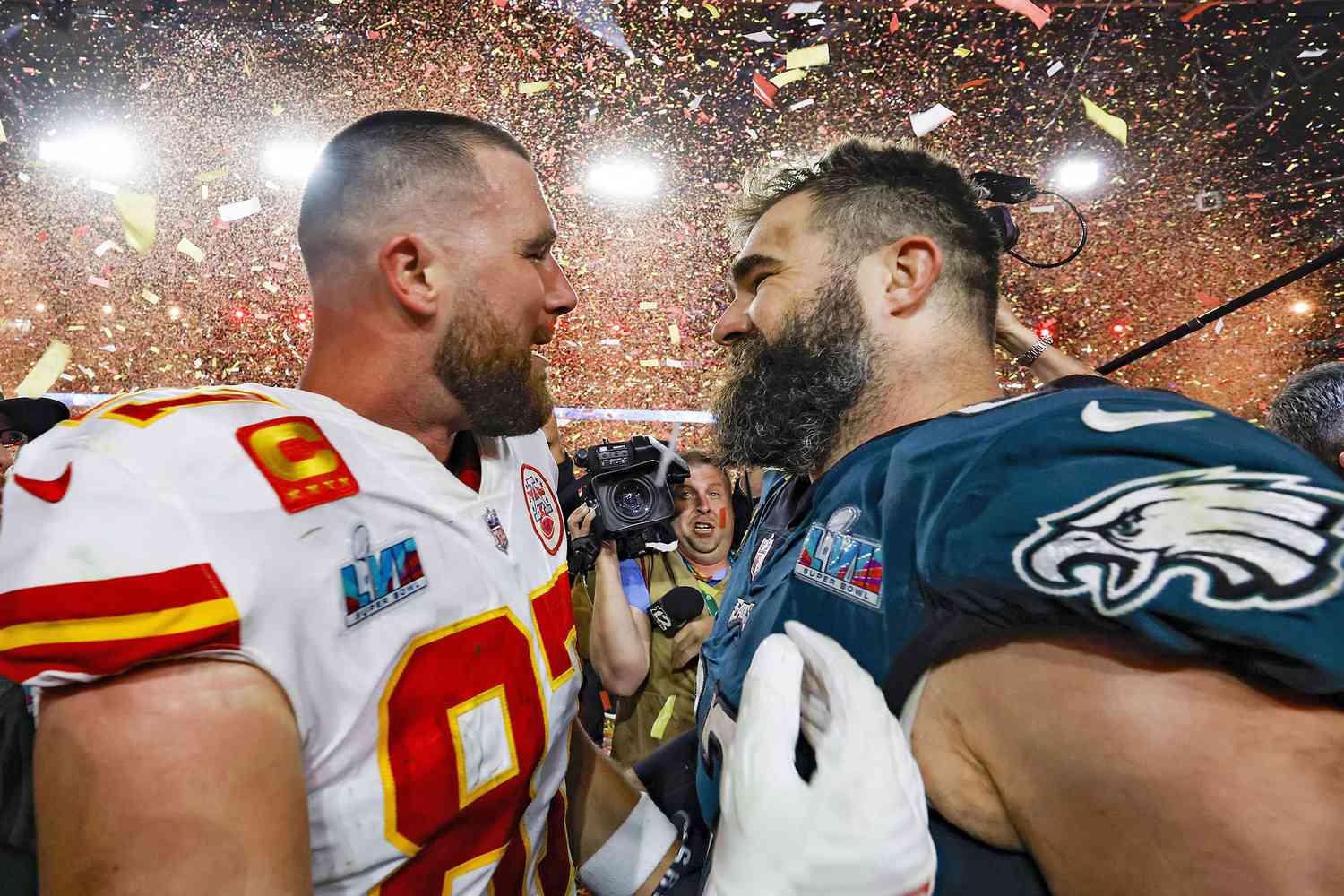 Jason and Travis Kelce Shed 'Tears of Joy' When Talking About Mom on
