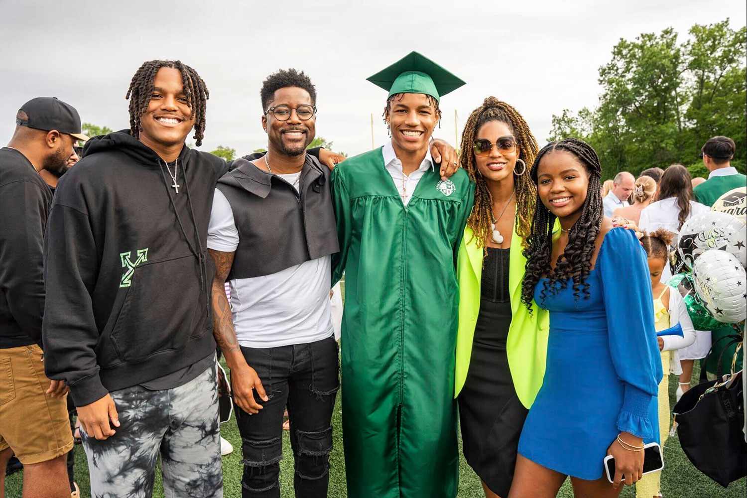 Former NFL Star Nate Burleson's Advice to Football Player Son (Exclusive)