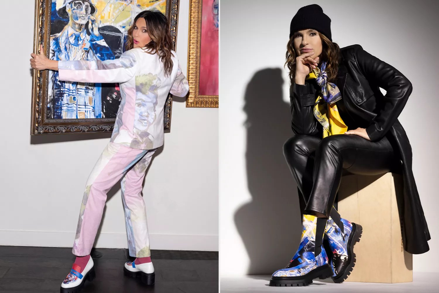 Mariska Hargitay Stars in 'Playful' Stuart Weitzman Campaign 'I Love