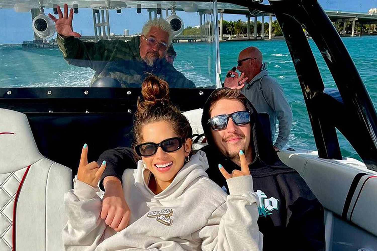 Guy Fieri’s Son Hunter Gushes Over His Pickleball Pro Girlfriend Tara