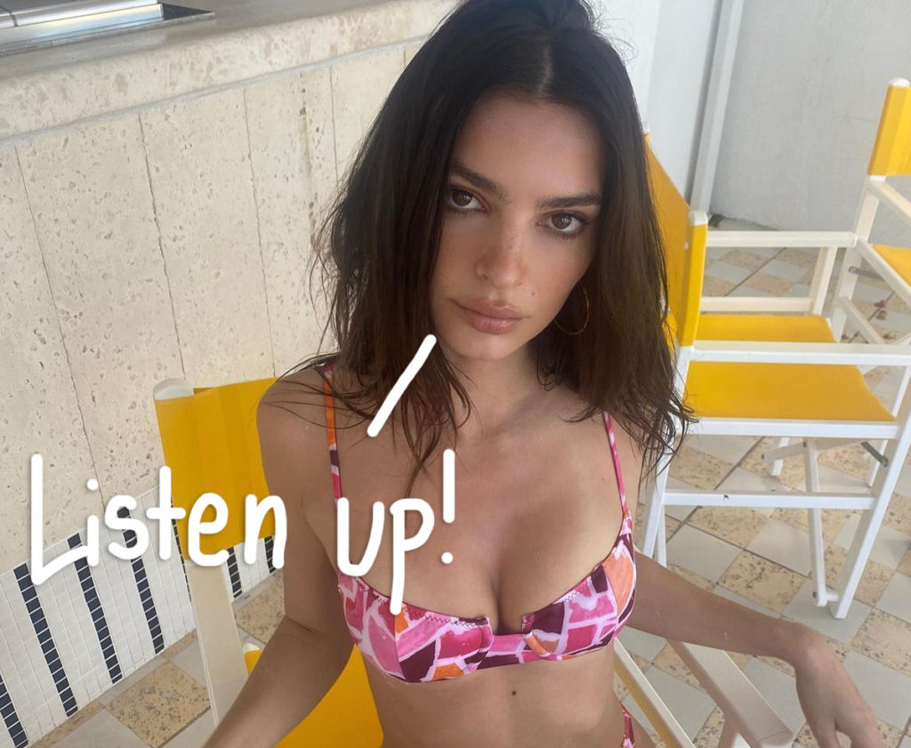 Emily Ratajkowski Reveals How To Pronounce Her Last Name! Perez Hilton