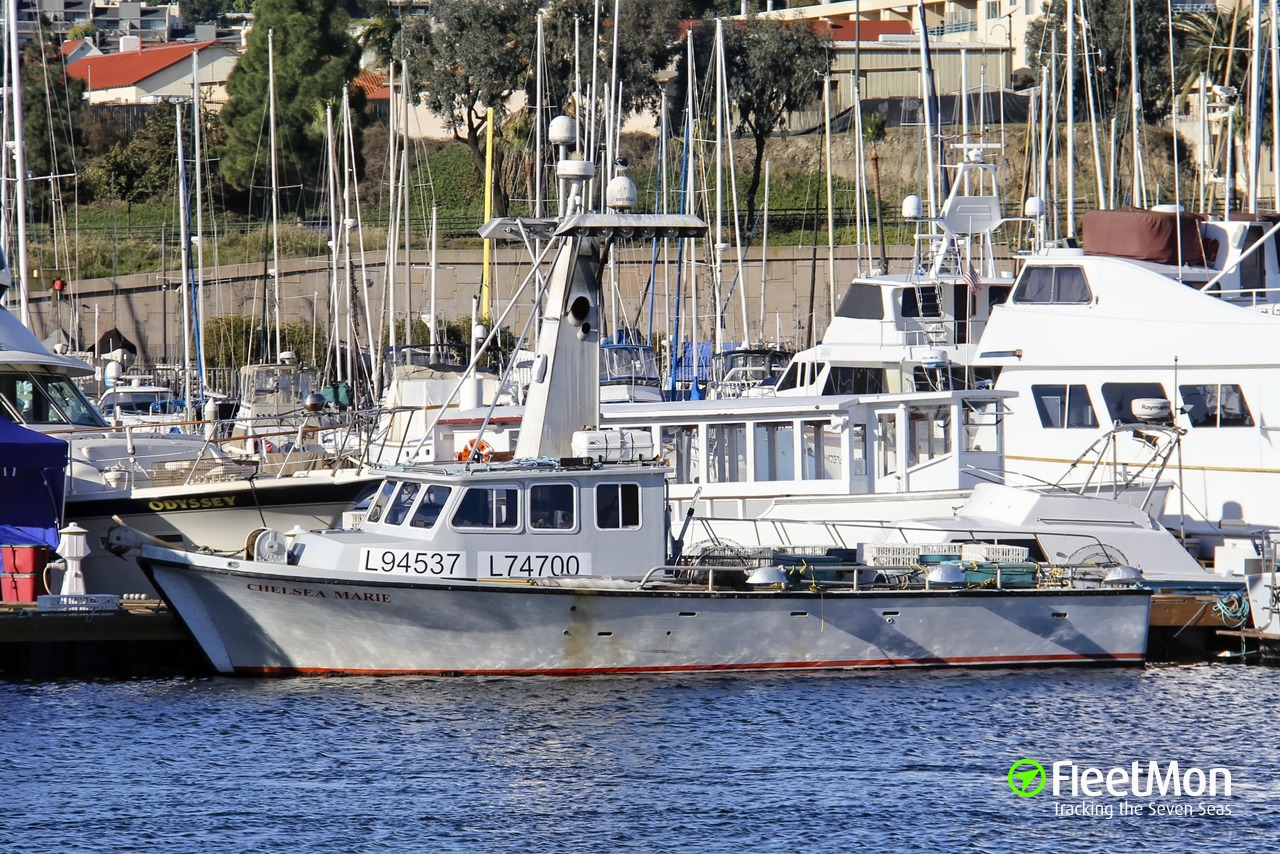 Vessel CHELSEA MARIE (Fishing vessel) IMO —, MMSI 367538260