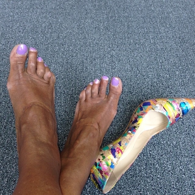 Gayle King's Feet