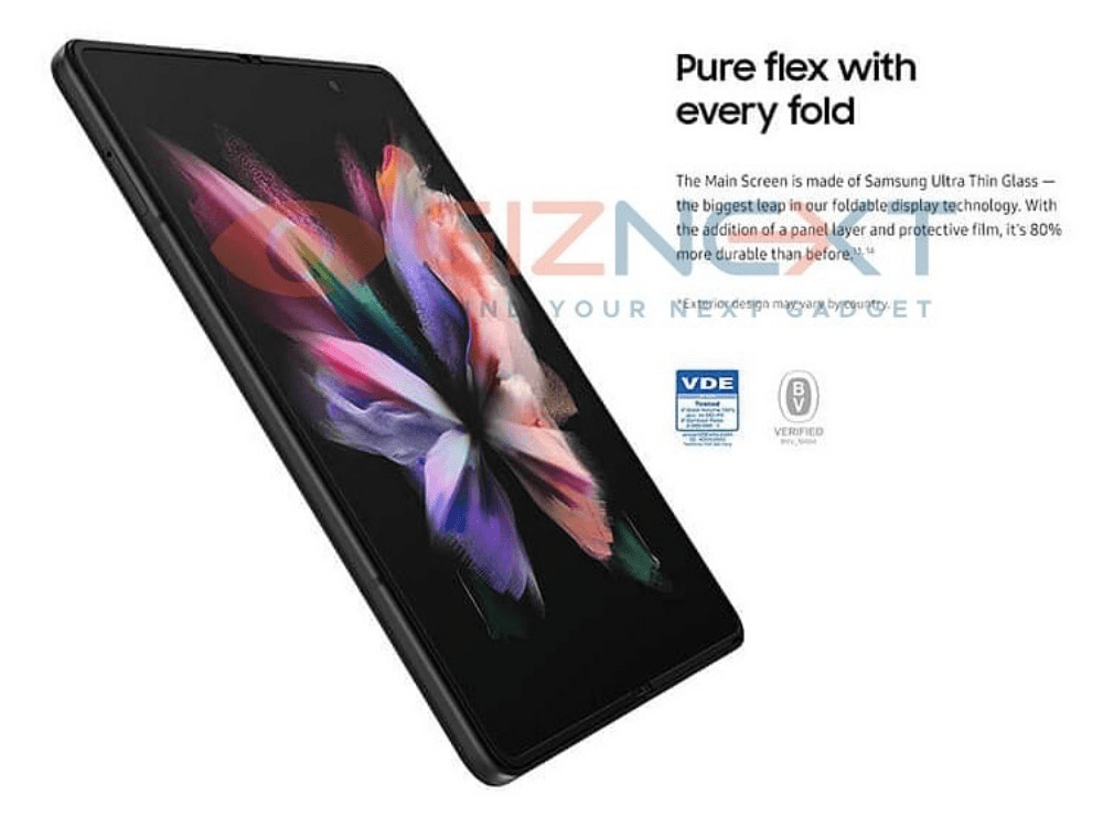 3c2f5366bee7885 - Galaxy Z Fold 3、Galaxy Z Flip 3具體特色曝光，確定搭載螢幕下鏡頭與防水設計