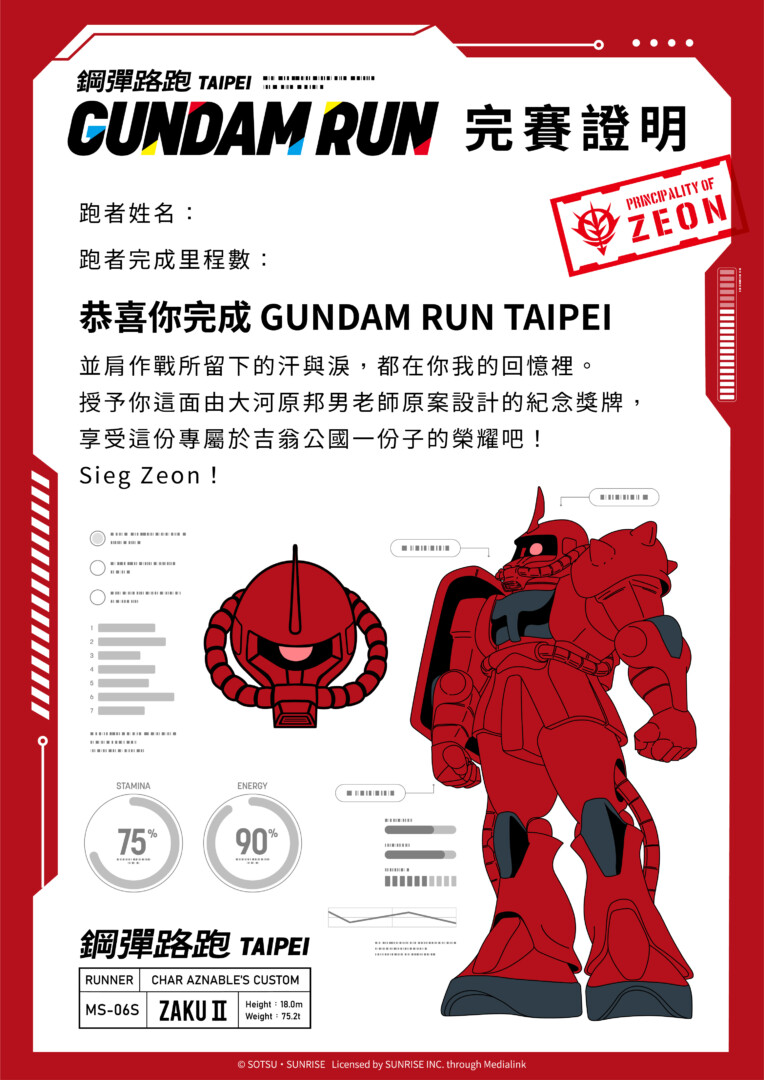 20210916 gundam 11 - 《鋼彈路跑GUNDAM RUN TAIPEI》台灣首次線上開跑