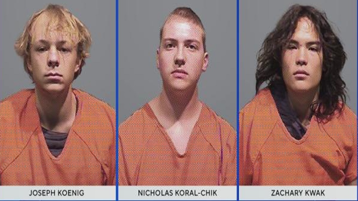 Colorado Rock Throwing Arrest Zachary Kwak Arrested, Colorado 3 Teens