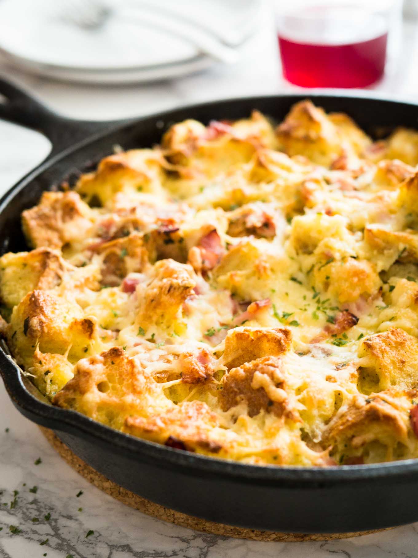 Ham and Cheese Breakfast Casserole Plated Cravings