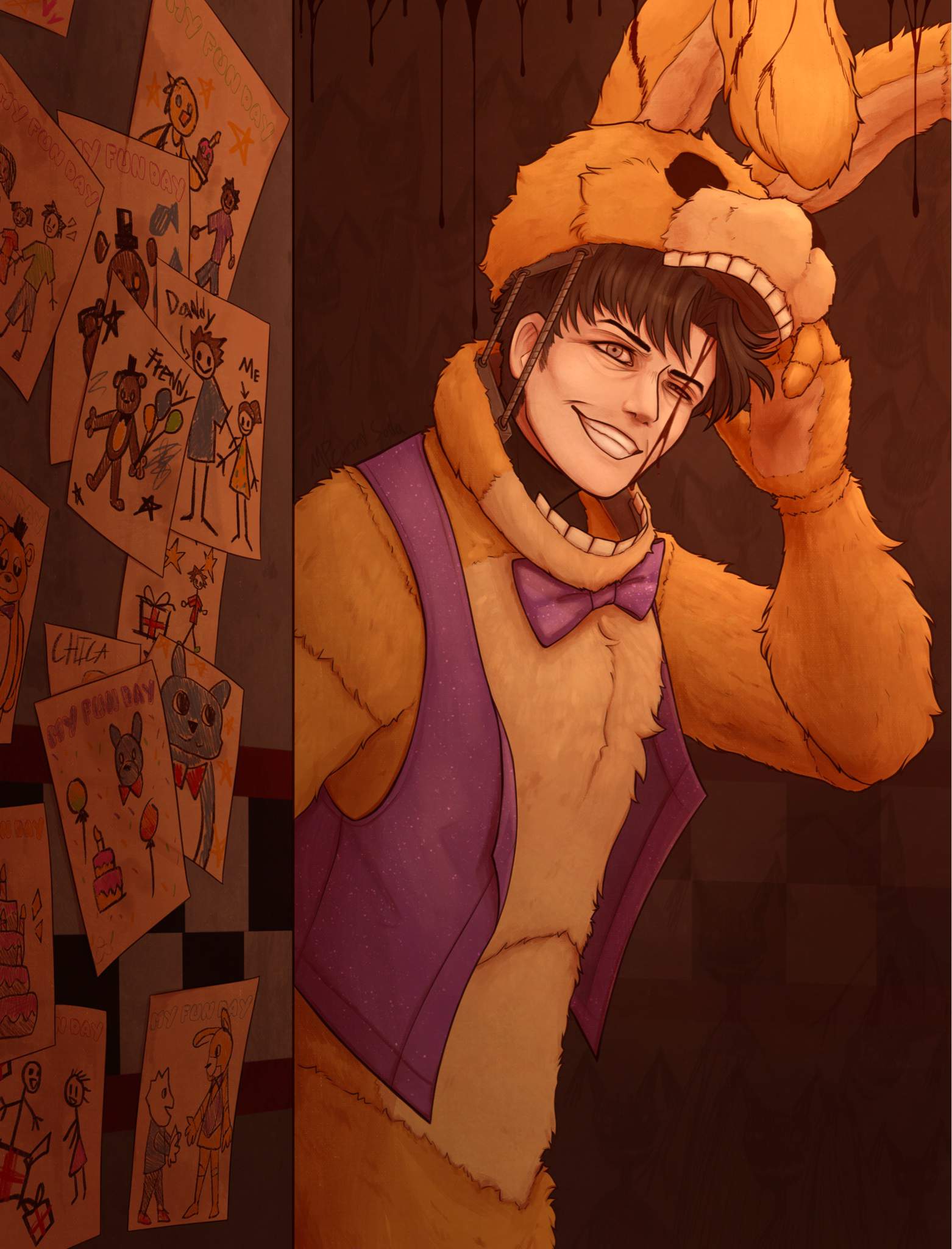 William Afton Fanart Five Nights At Freddy's Amino