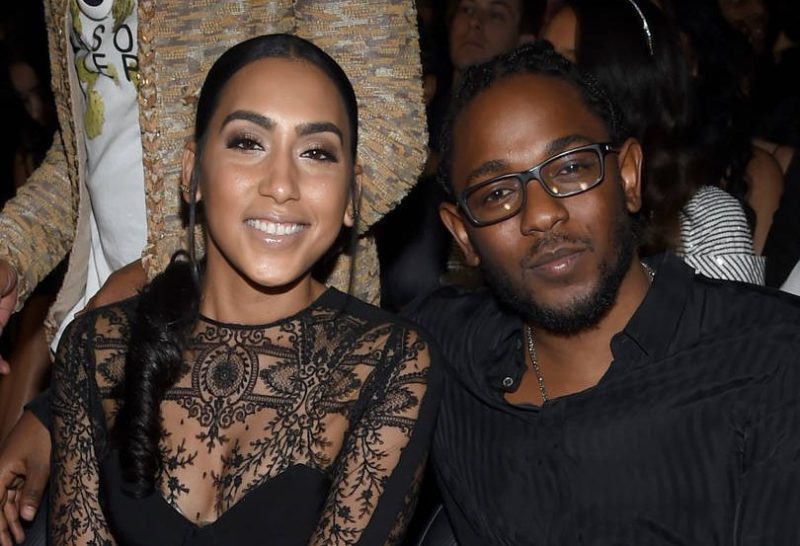 Kendrick Lamar e sua esposa Whitney Alford tiveram sua primeira filha