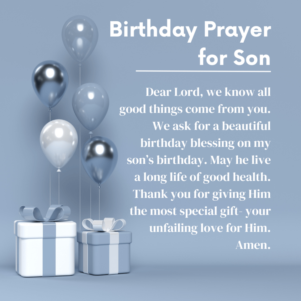 Short (Yet Meaningful) Birthday Prayers for Sons Pray With Confidence