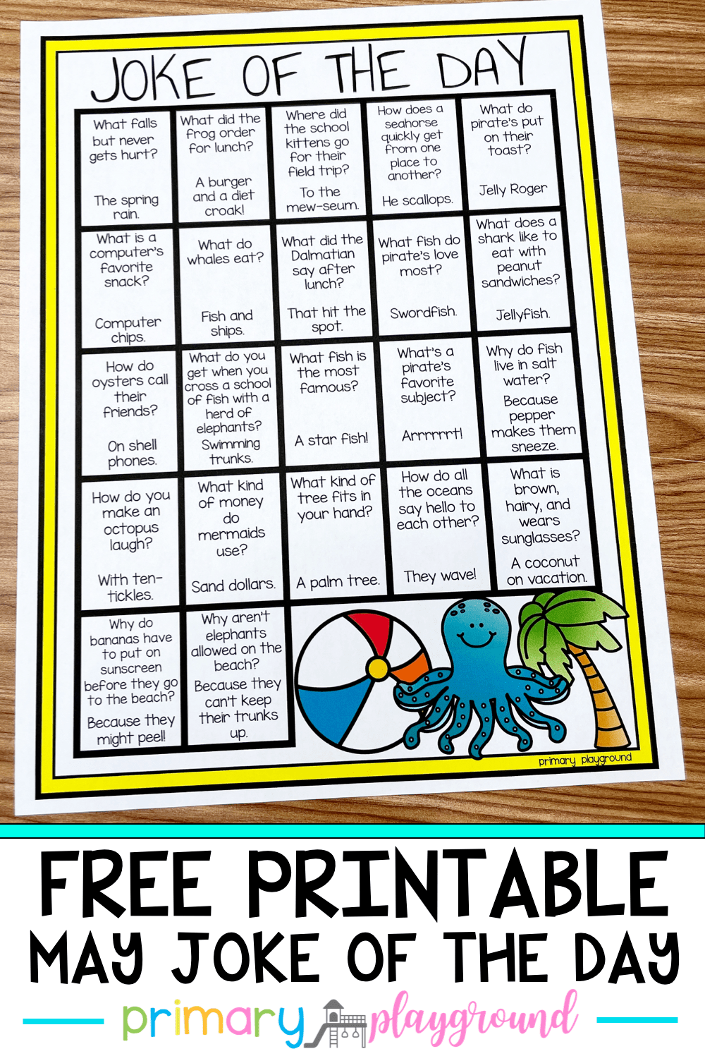 May Joke Of The Day Primary Playground