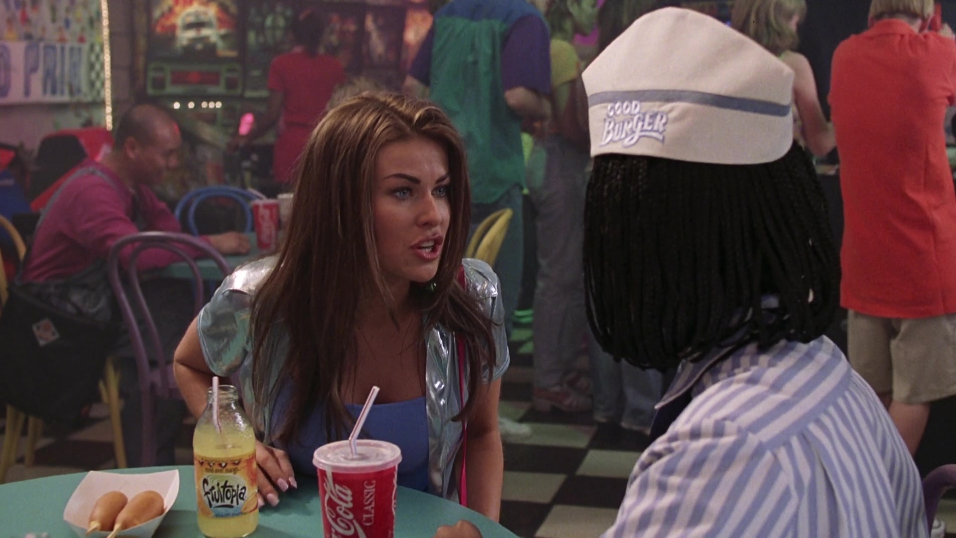 Fruitopia Drink Enjoyed By Carmen Electra As Roxanne And CocaCola In