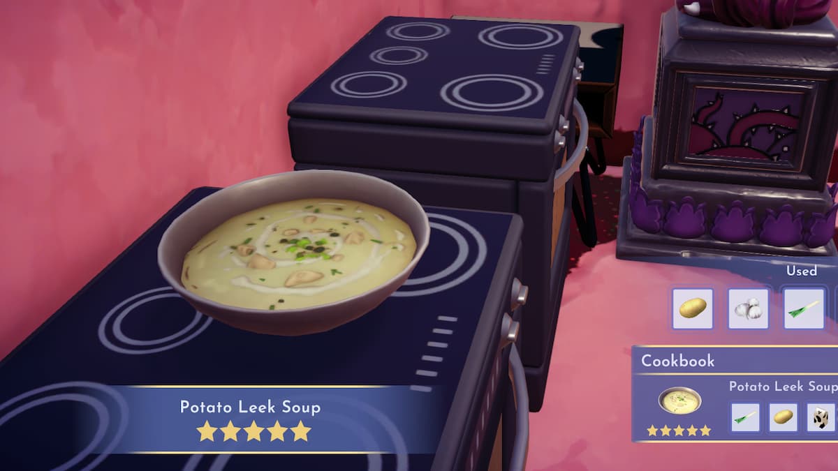 How to make Potato Leek Soup in Dreamlight Valley Pro Game Guides