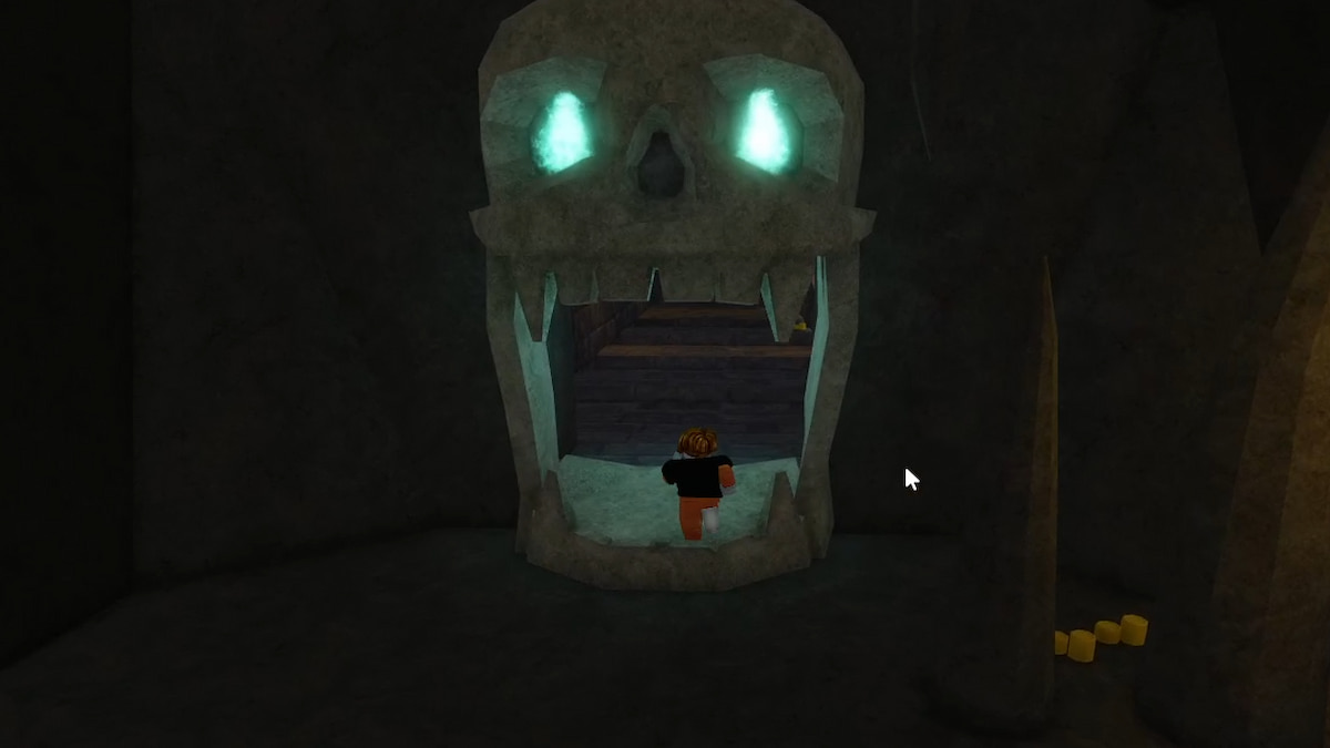 A player entering an area in Barry's Prison Run