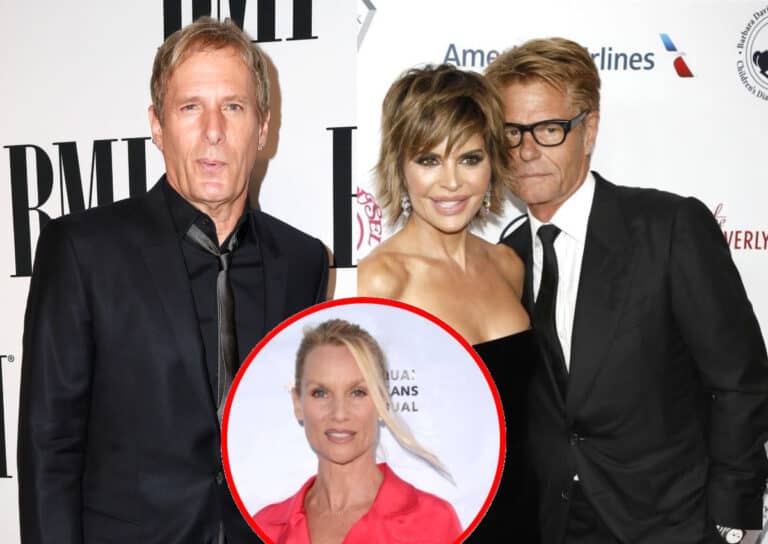 Michael Bolton Reacts to Lisa Rinna's Cheating Allegation With Harry's