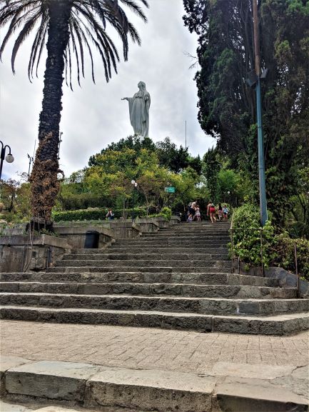 San Cristóbal Park from Santiago, Chile Travel