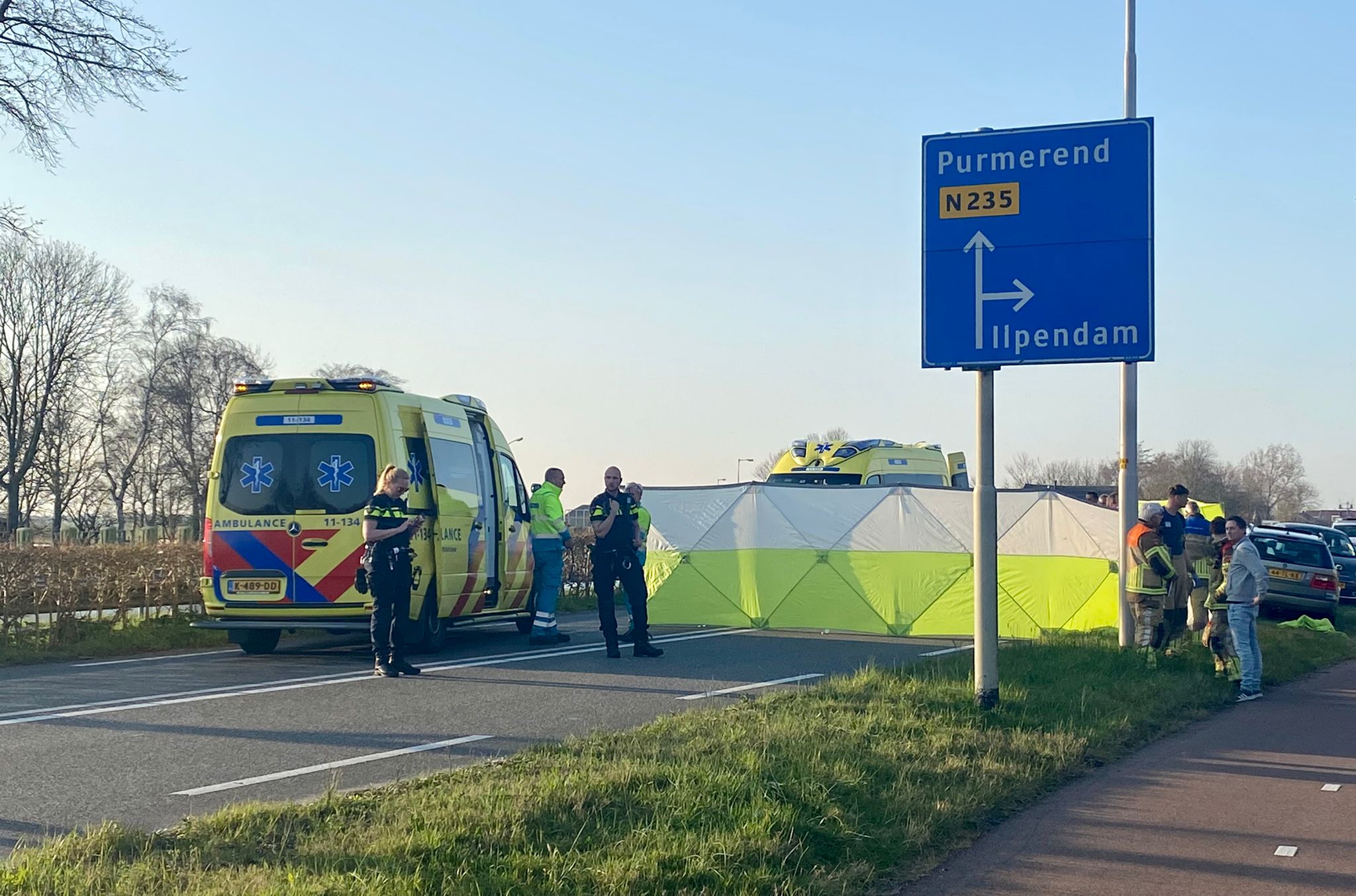Groot Ongeval Met Motorrijder Jaagweg Afgesloten