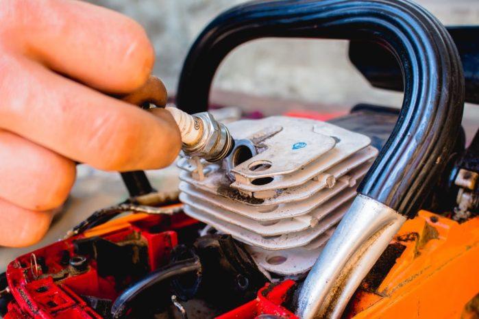 The spark plug Chainsaw Won’t Start