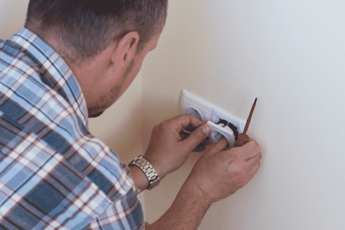 Electrician installing Difference between 220 and 240 Volt Outlets