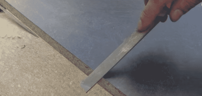 sanding and filing the laminated countertop countertop sanding