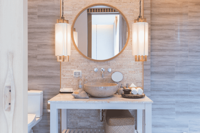 How to install a bathroom light fixture without a junction box Lighting Design Ideas
