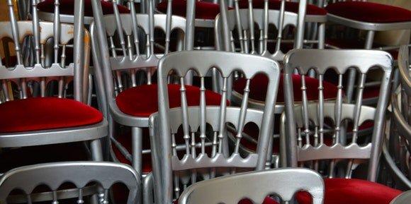 chrome-chairs metalic furniture