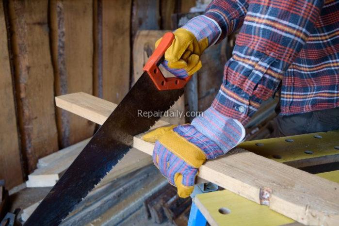 cutting wood cutting wood