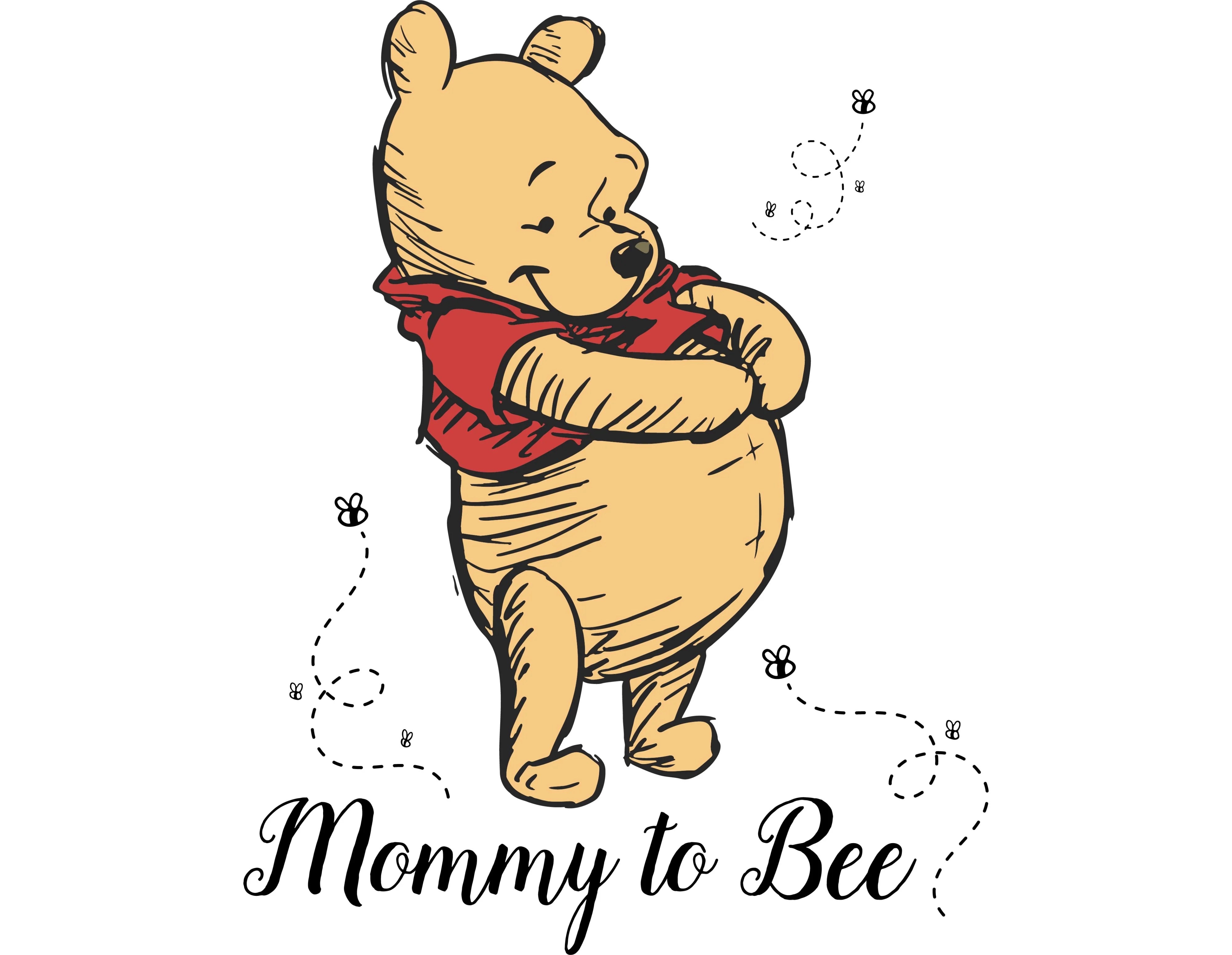 Mommy To Bee SVG Winnie The Pooh Instant Download