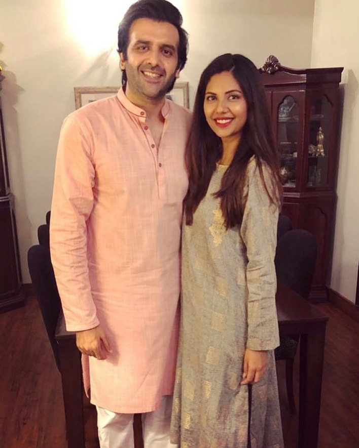 Sunita Marshal with Husband Hassan Ahmed Spotted at a Birthday Party