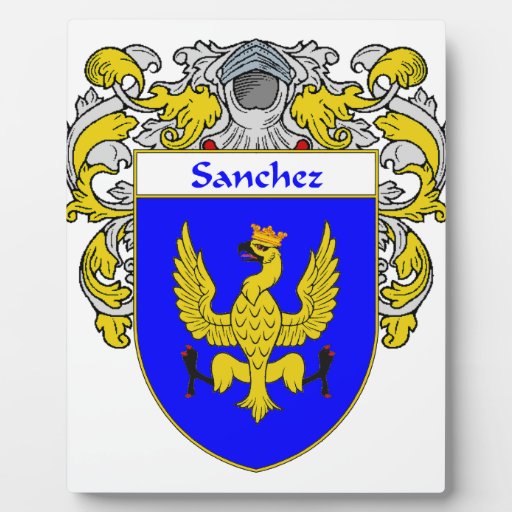 Sanchez Coat of Arms/Family Crest Photo Plaques Zazzle