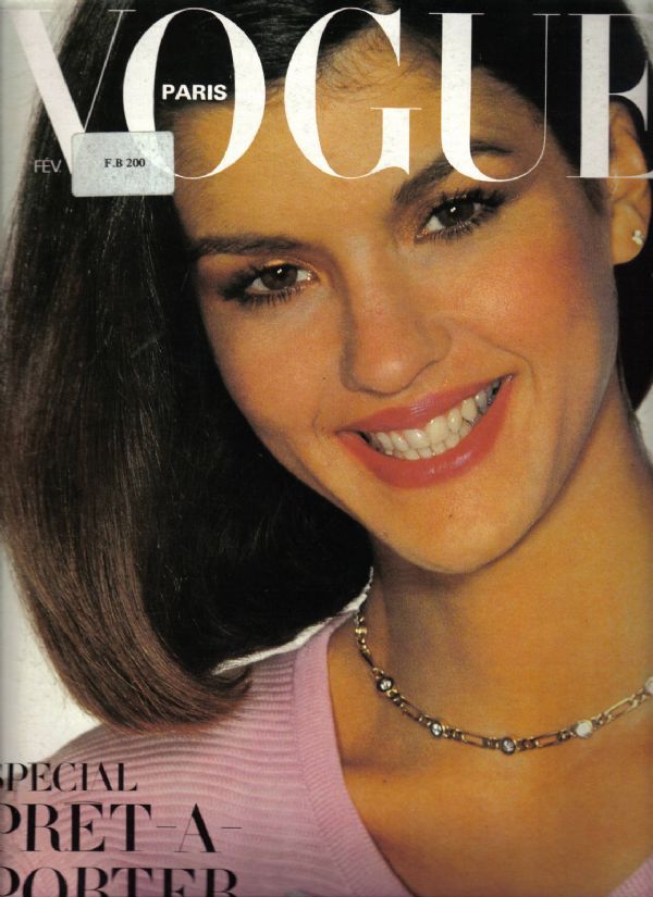 Janice Dickinson 1980 French Vogue Awesome '80s Vogue Covers