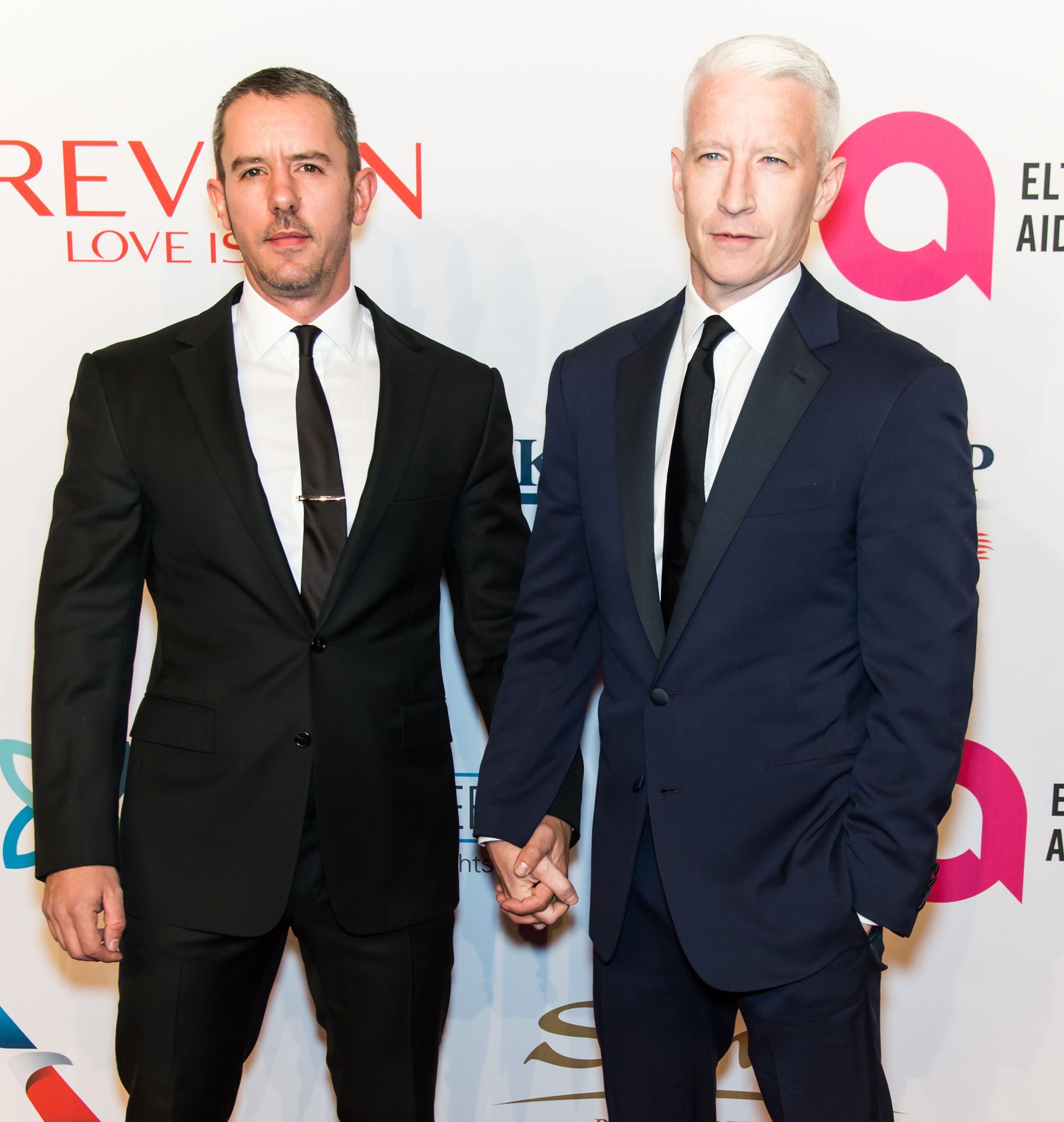 Anderson Cooper Walked An Entire Red Carpet Holding Hands With His