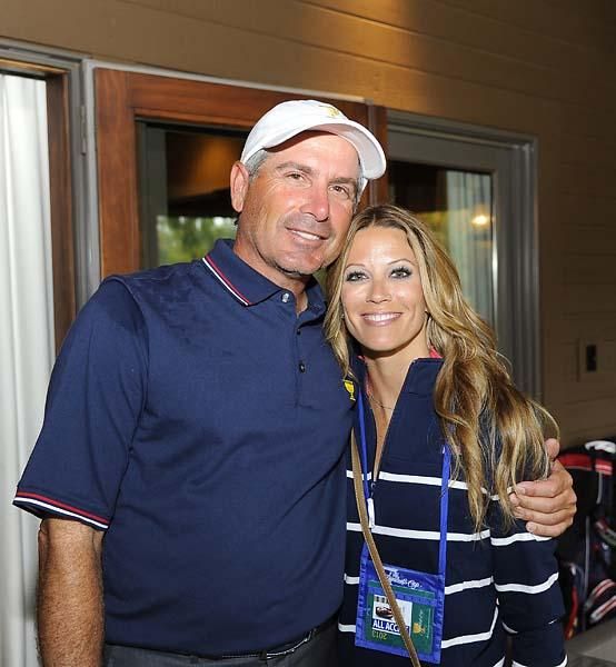 Fred Couples with girlfriend Nadine Moze Golf Personalities