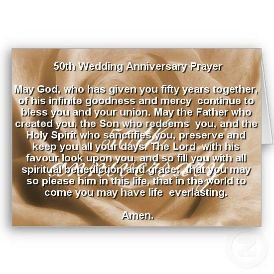 50th anniversary blessing catholic Email send