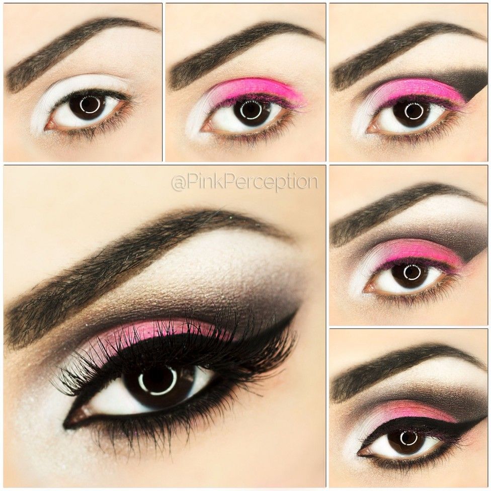 PINK SMOKEY EYE MAKEUP TUTORIAL STEP BY STEP