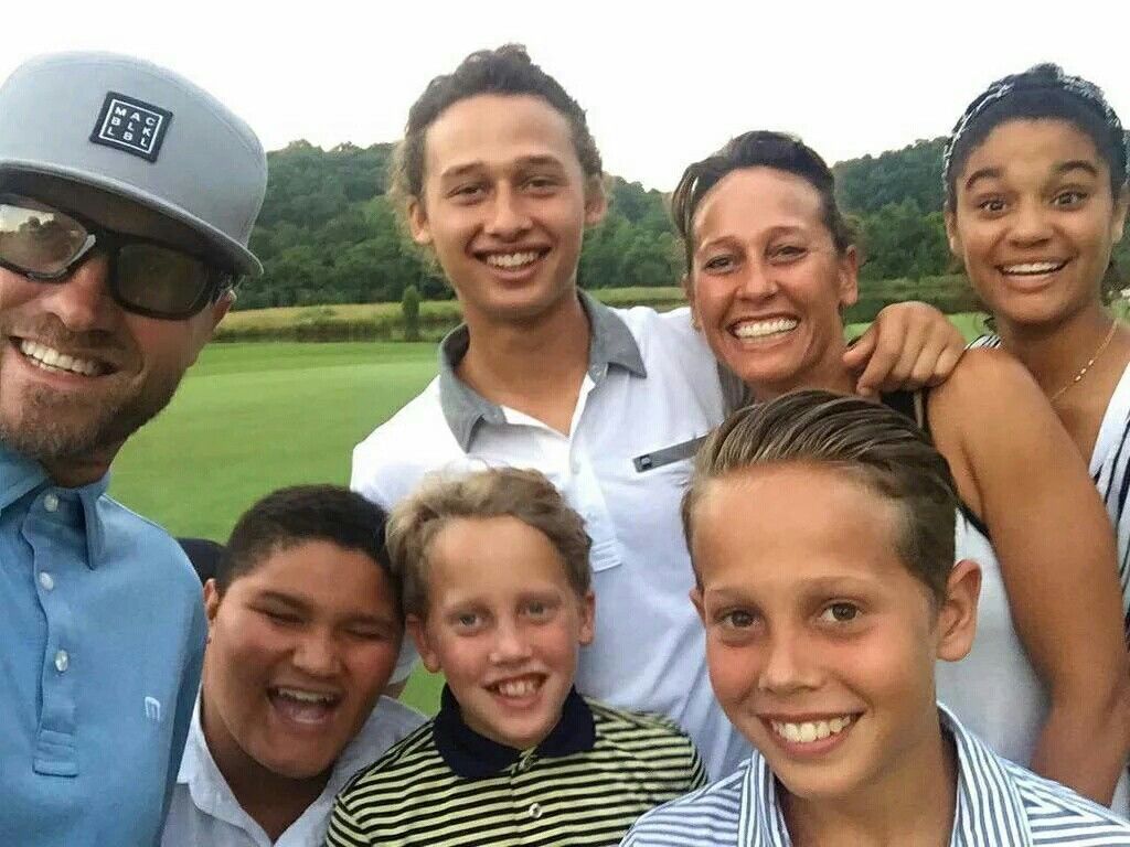 TobyMac and family on father's day, 2016. music Pinterest