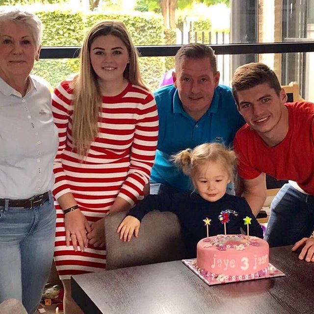 Max Verstappen spotted at her little sister Jaye birthday f1 bulls 